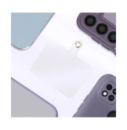Avizar Dragonne élégante pour Smartphone Attache incluse Blanc / Noir