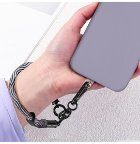 Avizar Dragonne élégante pour Smartphone Attache incluse Blanc / Noir