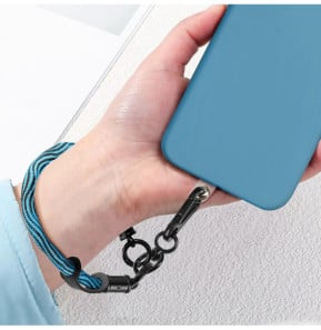 Avizar Dragonne élégante pour Smartphone Attache incluse Bleu