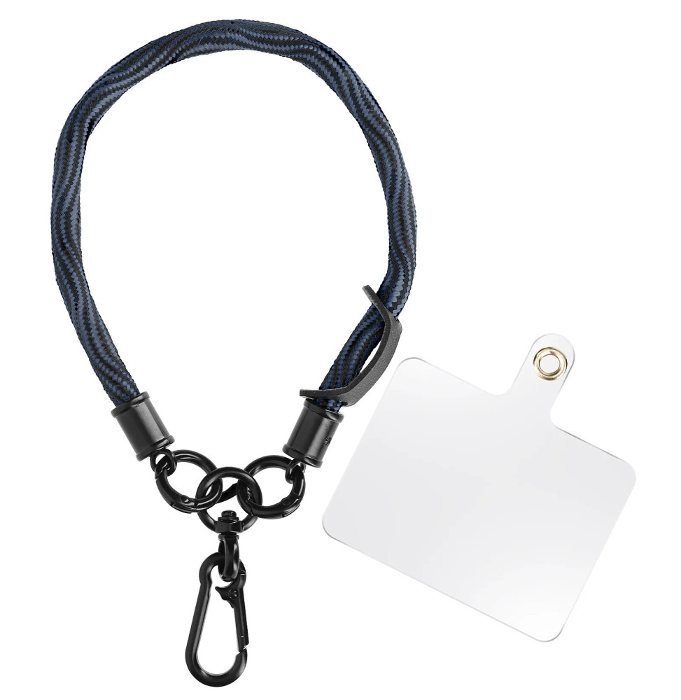 Avizar Dragonne élégante pour Smartphone Attache incluse Bleu Roi