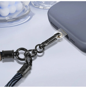 Avizar Dragonne élégante pour Smartphone Attache incluse Bleu Roi