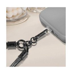 Avizar Dragonne élégante pour Smartphone Attache incluse Gris