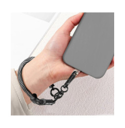 Avizar Dragonne élégante pour Smartphone Attache incluse Gris