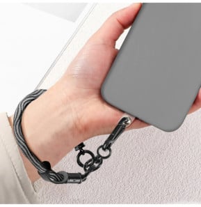 Avizar Dragonne élégante pour Smartphone Attache incluse Gris