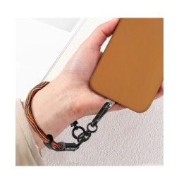 Avizar Dragonne élégante pour Smartphone Attache incluse Orange