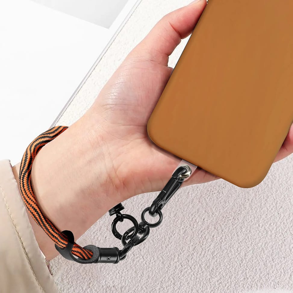 Avizar Dragonne élégante pour Smartphone Attache incluse Orange — image 5