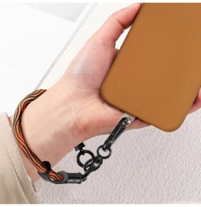 Avizar Dragonne élégante pour Smartphone Attache incluse Orange