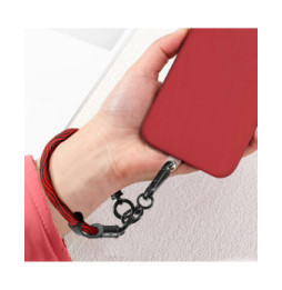 Avizar Dragonne élégante pour Smartphone Attache incluse Rouge