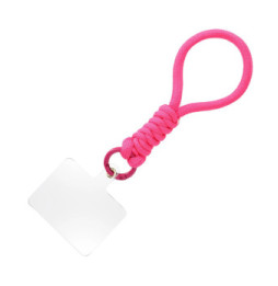 Avizar Dragonne pour Smartphone Design Tressé Accroche Universelle Fuchsia