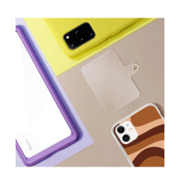 Avizar Dragonne pour Smartphone Design Tressé Accroche Universelle Violet