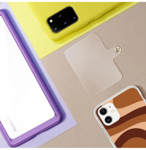 Avizar Dragonne pour Smartphone Design Tressé Accroche Universelle Violet
