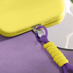 Avizar Dragonne pour Smartphone Design Tressé Accroche Universelle Violet — image 4