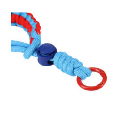 Avizar Dragonne pour Smartphone Design Tressé Ajustable Accroche Universelle Bleu / Rouge