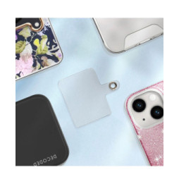 Avizar Dragonne pour Smartphone Design Tressé Ajustable Accroche Universelle Bleu / Rouge