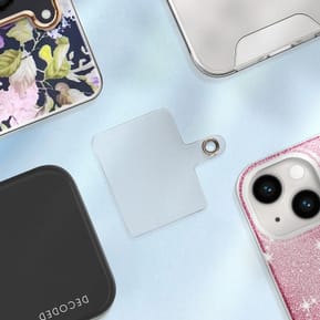 Avizar Dragonne pour Smartphone Design Tressé Ajustable Accroche Universelle Bleu / Rouge — image 4