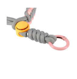 Avizar Dragonne pour Smartphone Design Tressé Ajustable Accroche Universelle Gris Clair