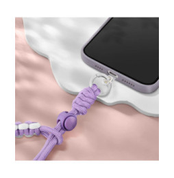 Avizar Dragonne pour Smartphone Design Tressé Lavande