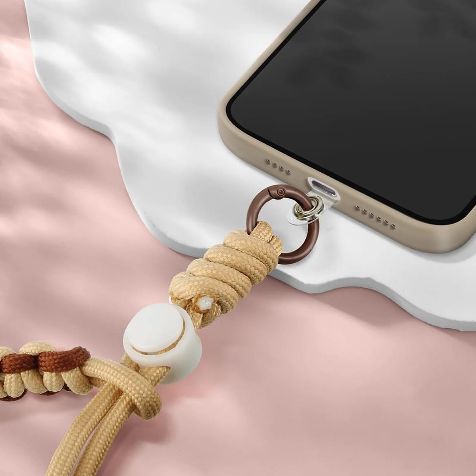 Avizar Dragonne pour Smartphone Design Tressé Marron — image 3