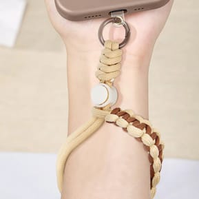 Avizar Dragonne pour Smartphone Design Tressé Marron — image 5