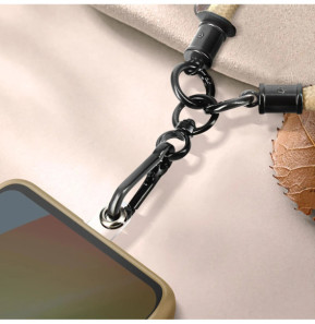 Avizar Dragonne pour Smartphone Nylon Souple Beige