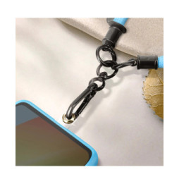 Avizar Dragonne pour Smartphone Nylon Souple Bleu