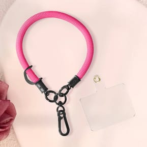 Avizar Dragonne pour Smartphone Nylon Souple Fuchsia — image 5