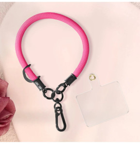 Avizar Dragonne pour Smartphone Nylon Souple Fuchsia