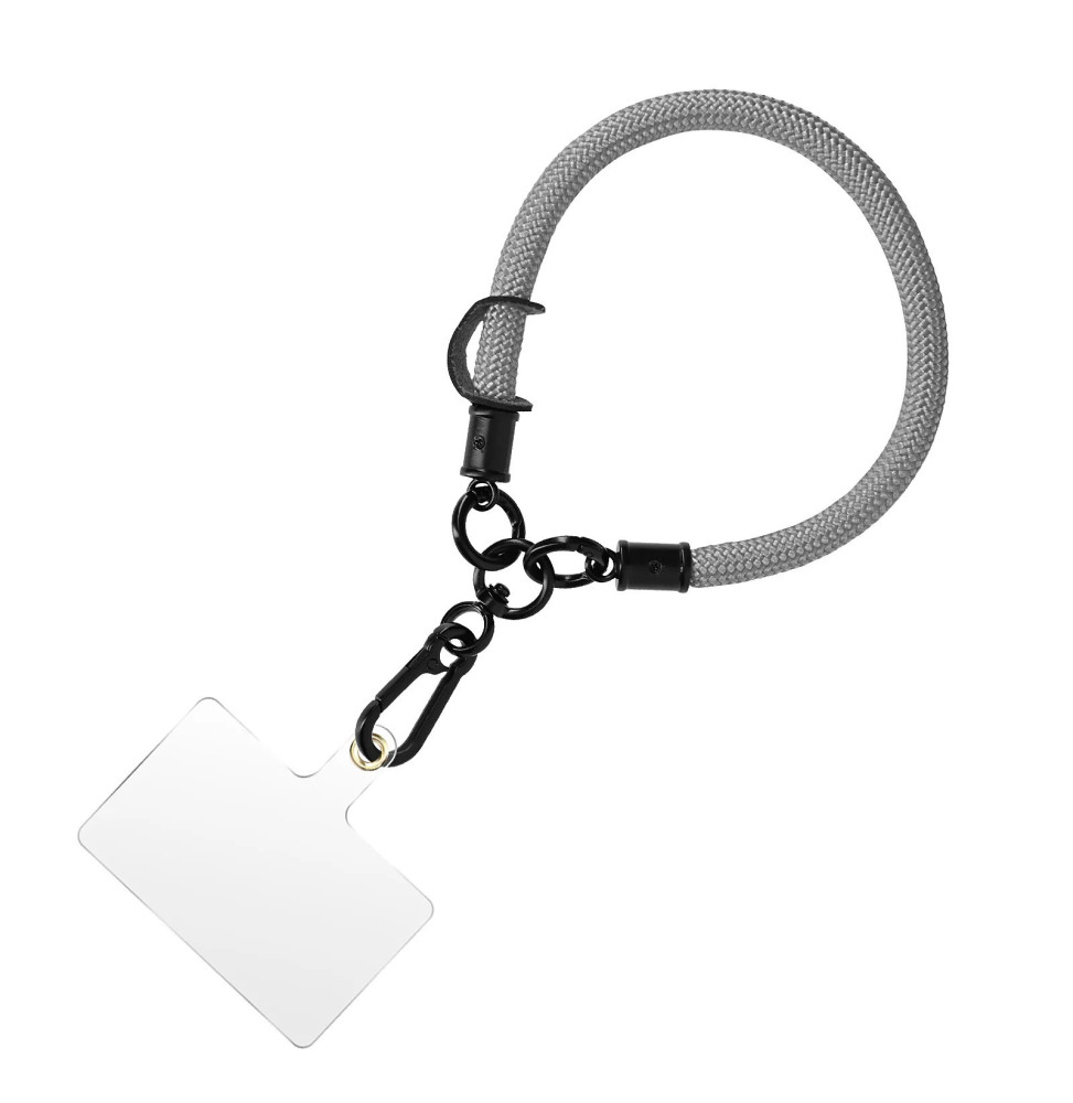 Avizar Dragonne pour Smartphone Nylon Souple Gris