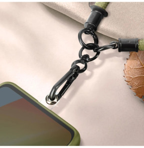 Avizar Dragonne pour Smartphone Nylon Souple Kaki