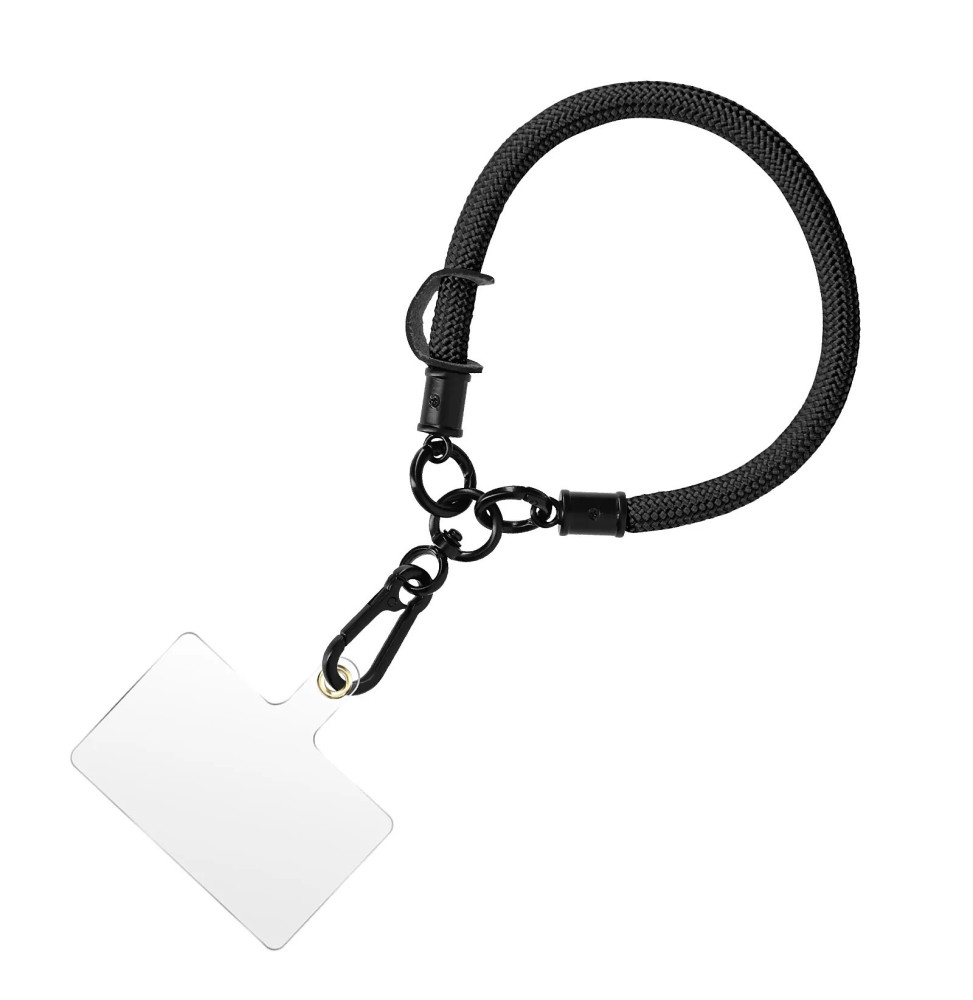 Avizar Dragonne pour Smartphone Nylon Souple Noir