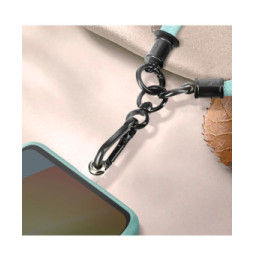 Avizar Dragonne pour Smartphone Nylon Souple Turquoise
