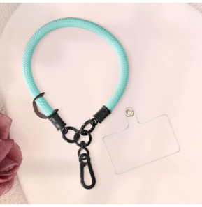 Avizar Dragonne pour Smartphone Nylon Souple Turquoise