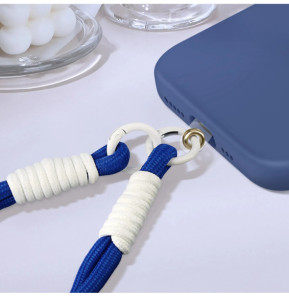 Avizar Dragonne pour Téléphone Bracelet Nylon Bleu Nuit