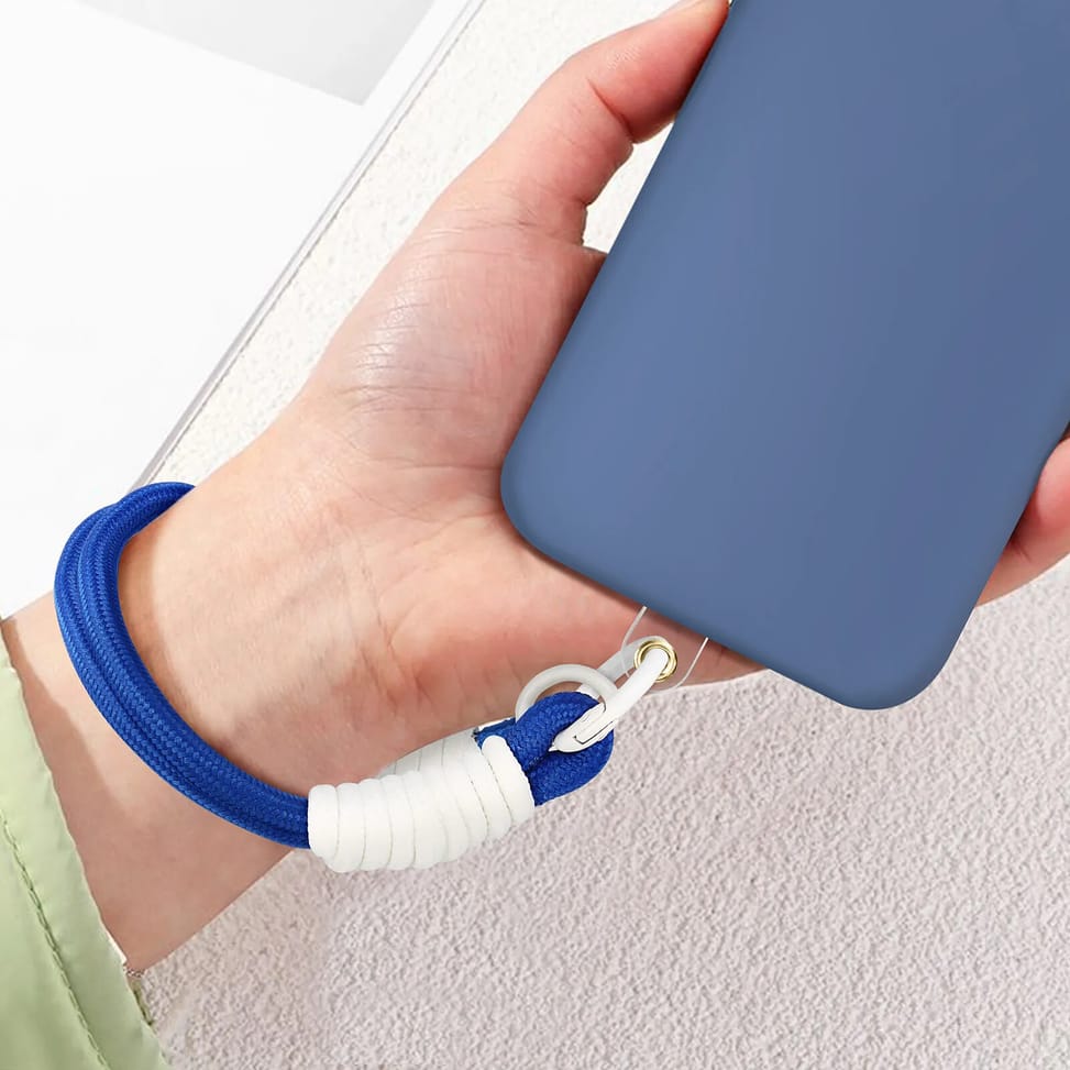Avizar Dragonne pour Téléphone Bracelet Nylon Bleu Nuit — image 5