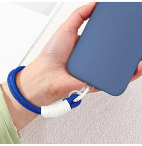 Avizar Dragonne pour Téléphone Bracelet Nylon Bleu Nuit
