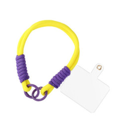 Avizar Dragonne pour Téléphone Bracelet Nylon Jaune