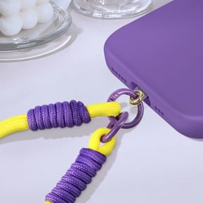 Avizar Dragonne pour Téléphone Bracelet Nylon Jaune — image 4