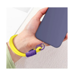 Avizar Dragonne pour Téléphone Bracelet Nylon Jaune