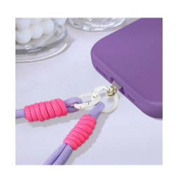 Avizar Dragonne pour Téléphone Bracelet Nylon Violet Clair