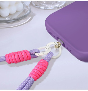 Avizar Dragonne pour Téléphone Bracelet Nylon Violet Clair