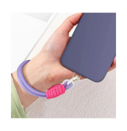 Avizar Dragonne pour Téléphone Bracelet Nylon Violet Clair
