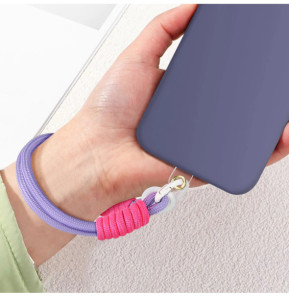 Avizar Dragonne pour Téléphone Bracelet Nylon Violet Clair