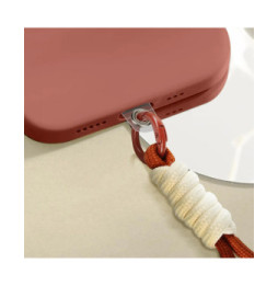Avizar Dragonne pour Téléphone Nylon Tressé Attache incluse Marron