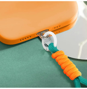 Avizar Dragonne pour Téléphone Nylon Tressé Attache incluse Turquoise