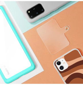 Avizar Dragonne pour Téléphone Nylon Tressé Attache incluse Turquoise