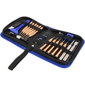 Avizar Kit d'outils complet Réparation Démontage Smartphone/tablette set 24 pièces Noir — image 2