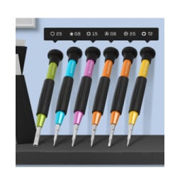 Avizar Kit d'outils Démontage Réparation Smartphone / tablette Set 6 pièces Multicolore