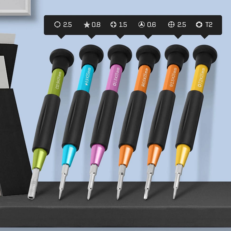 Avizar Kit d'outils Démontage Réparation Smartphone / tablette Set 6 pièces Multicolore — image 4