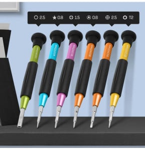 Avizar Kit d'outils Démontage Réparation Smartphone / tablette Set 6 pièces Multicolore