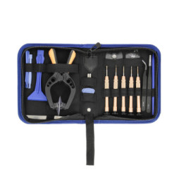Avizar Kit Universel d'outils complet réparation Smartphone/tablette set 19 pieces Noir